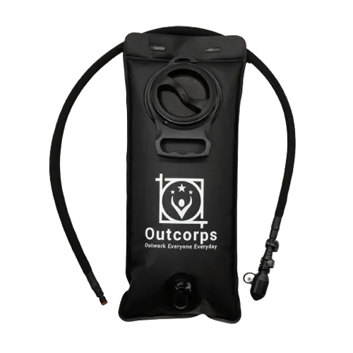 Outcorps 3 Liter Water Hydration Pack with Hose for Rucking.