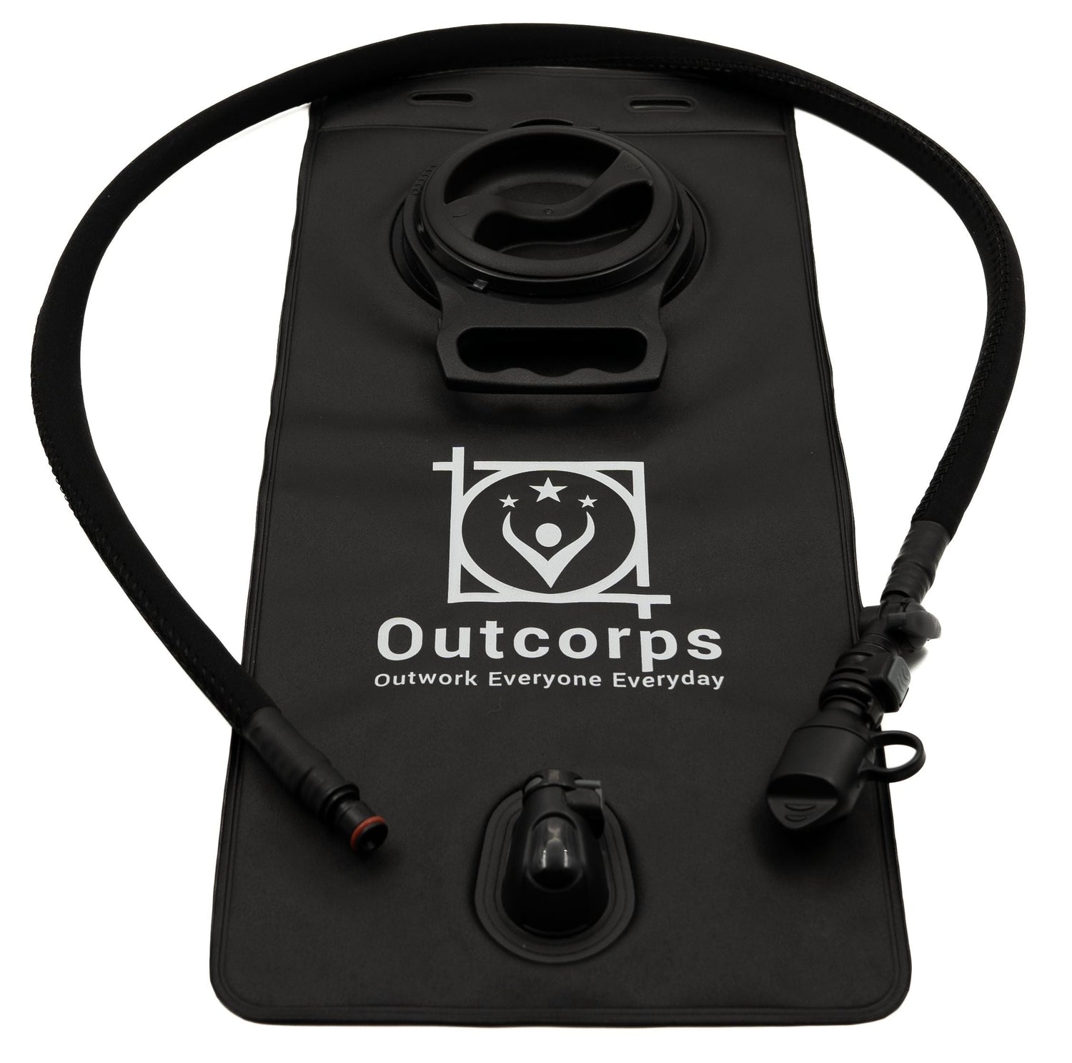 Outcorps 3 Liter Water Hydration Pack with Hose for Rucking.